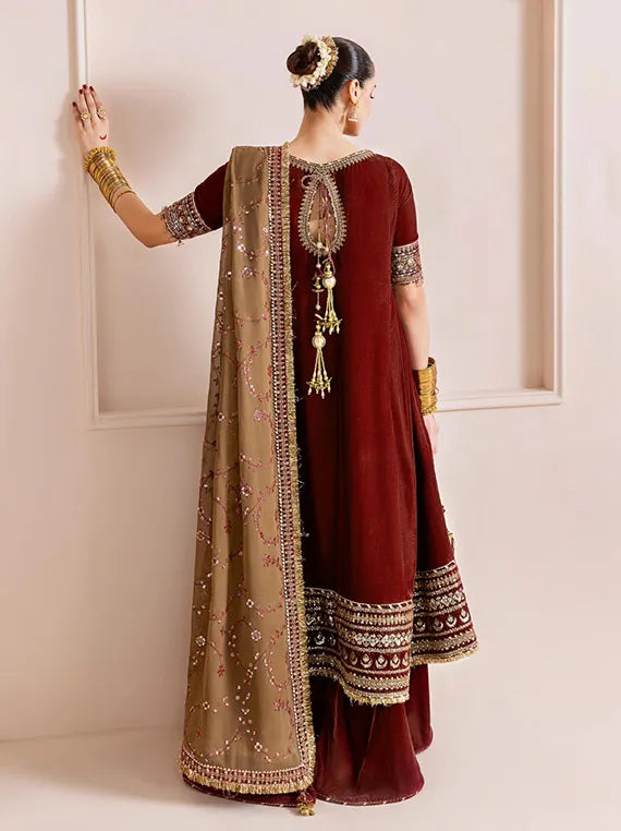 Chandani by Jazmin Luxury Velvet Collection 2025 (CVF D-08)