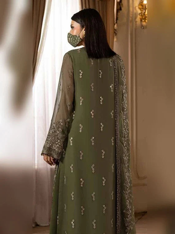 Chandni by Flossie Embroidered Chiffon Unstitched Collection 2026 (CH-101)