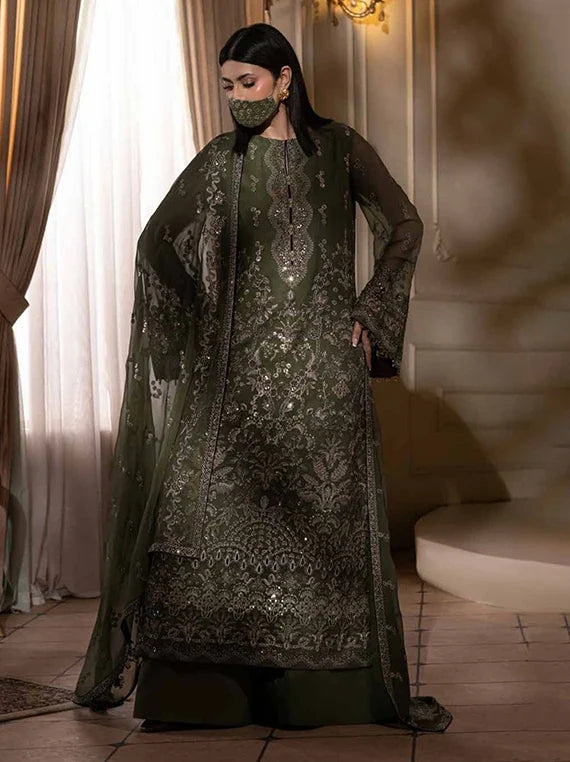 Chandni by Flossie Embroidered Chiffon Unstitched Collection 2026 (CH-101)