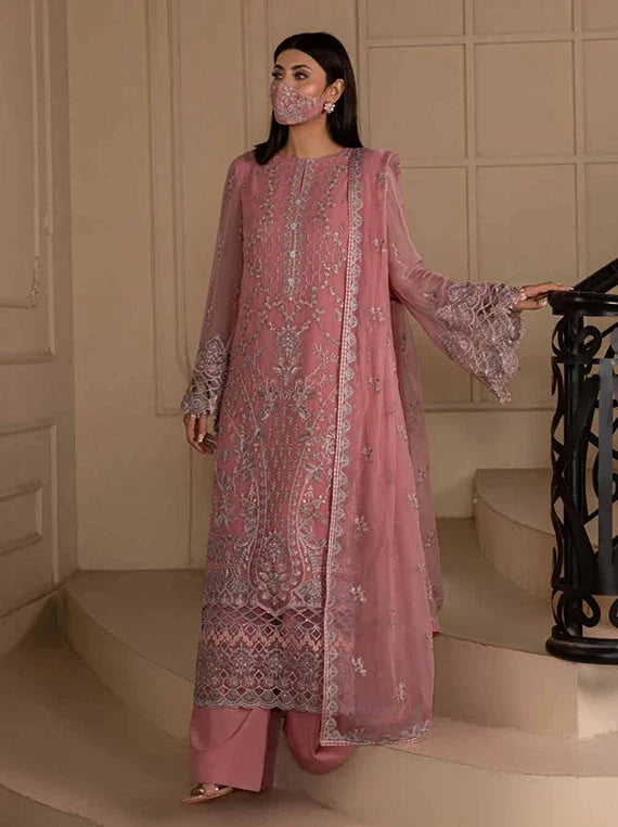 Chandni by Flossie Embroidered Chiffon Unstitched Collection 2026 (CH-102)