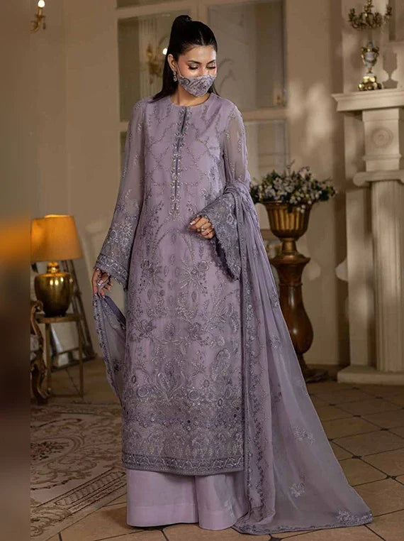 Chandni by Flossie Embroidered Chiffon Unstitched Collection 2026 (CH-105)