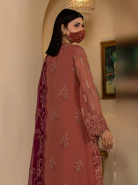 Chandni by Flossie Embroidered Chiffon Unstitched Collection 2026 (CH-110)