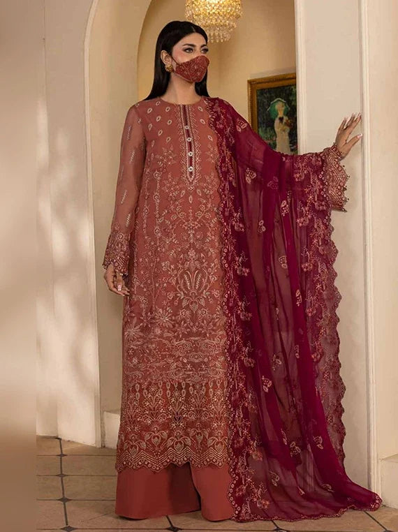 Chandni by Flossie Embroidered Chiffon Unstitched Collection 2026