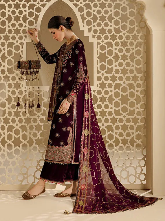 Chandni Luxury Velvet Formals Collection'26 (CVF26-D08)