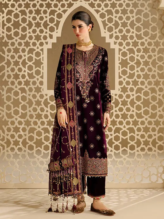 Chandni Luxury Velvet Formals Collection'26 (CVF26-D08)