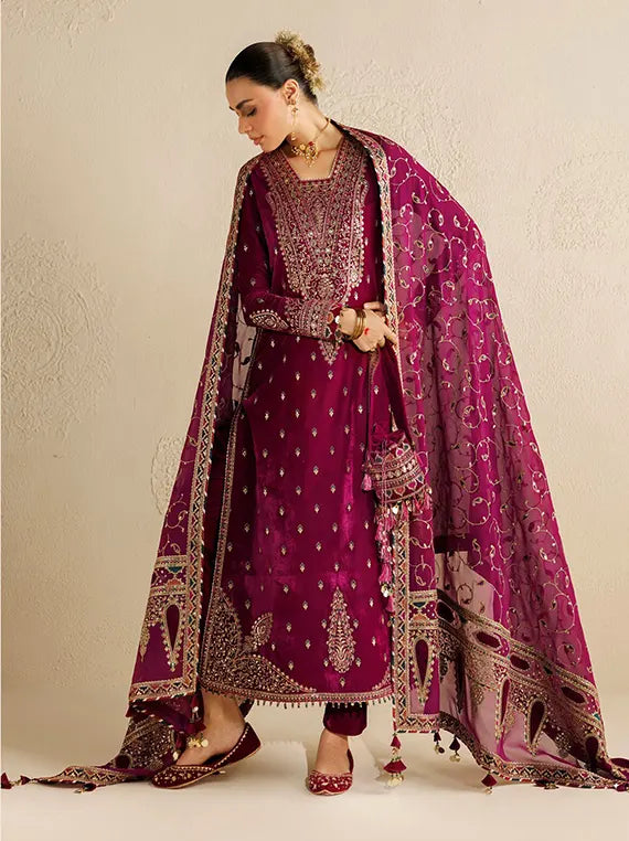 Chandni Luxury Velvet Formals Collection'26 (CVF26-D12)