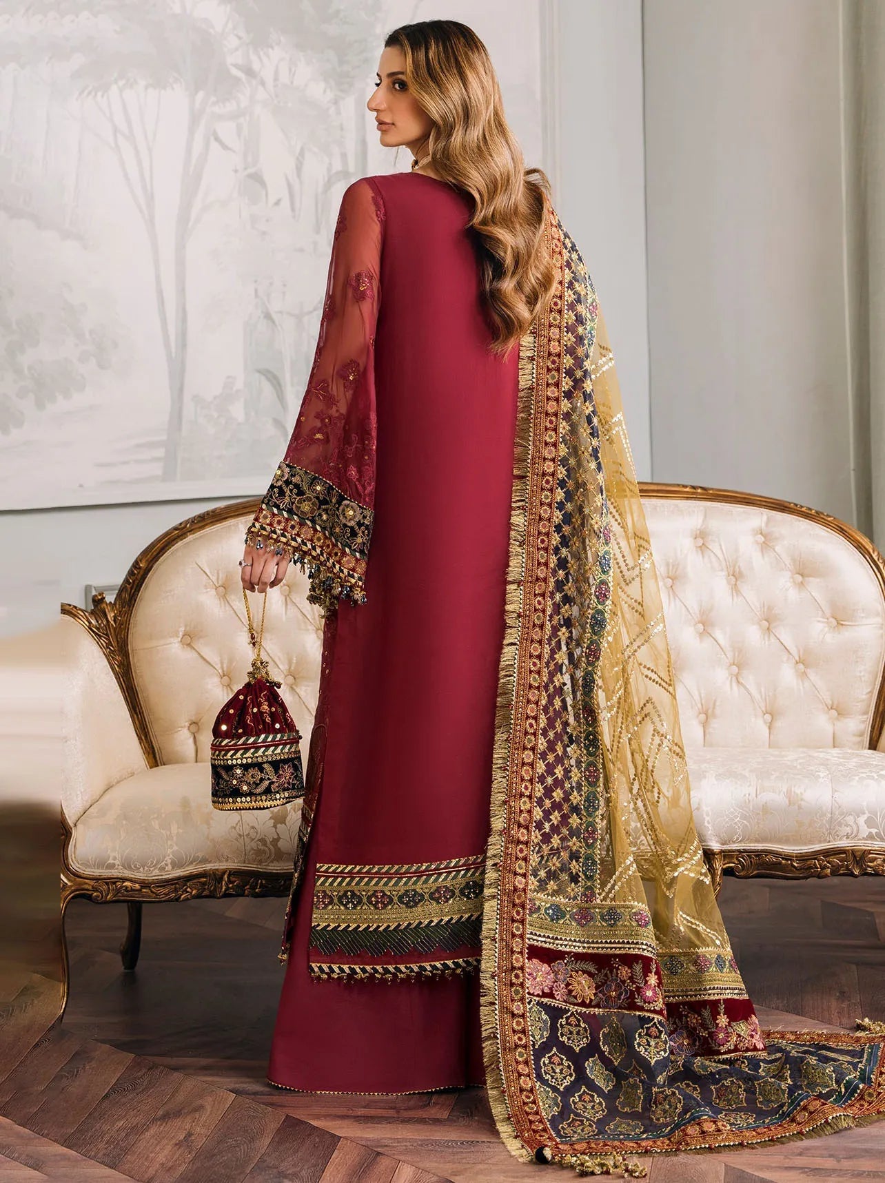 Chantelle By Baroque Chiffon Collection 2024 (BQU-CH12-D07)