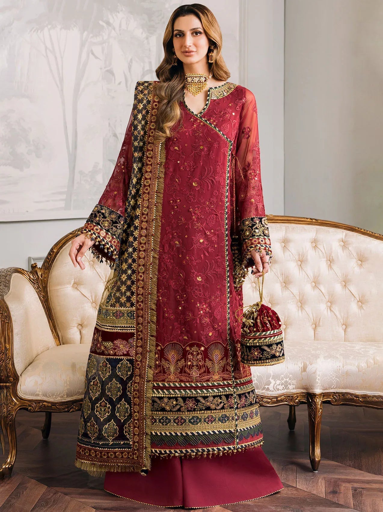 Chantelle By Baroque Chiffon Collection 2024 (BQU-CH12-D07)