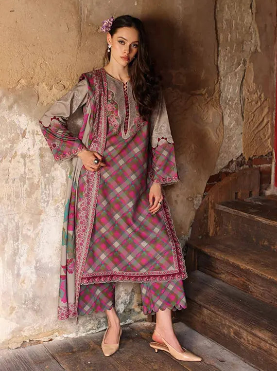 Charizma Combination Unstitched Linen Collection'26 V-III (CCW7-20)