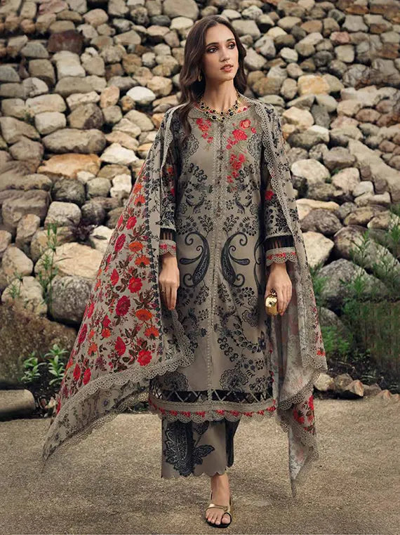 Charizma Combination Unstitched Linen Collection'26 V-III (CCW7-24)