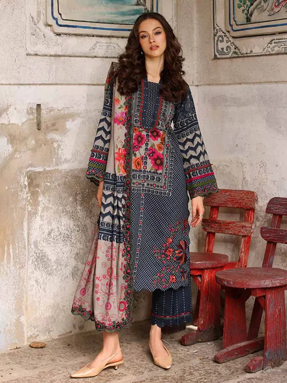 Charizma Combination Unstitched Linen Collection'26 V-III