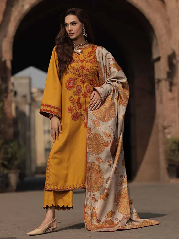 Charizma Signature Unstitched Leather Peach Collection'26 V-01 (CLS6-07)