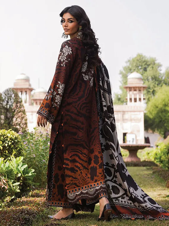 Charizma Combination Embroidered Linen Collection 2025 (CCW6-15)