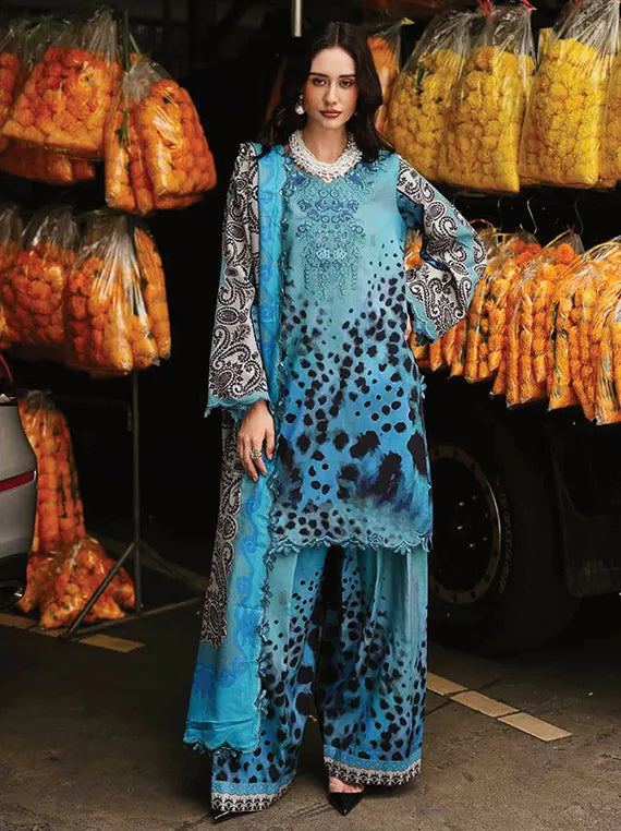 Charizma Combination Embroidered Printed Linen Collection 2025 (CCW6-02)