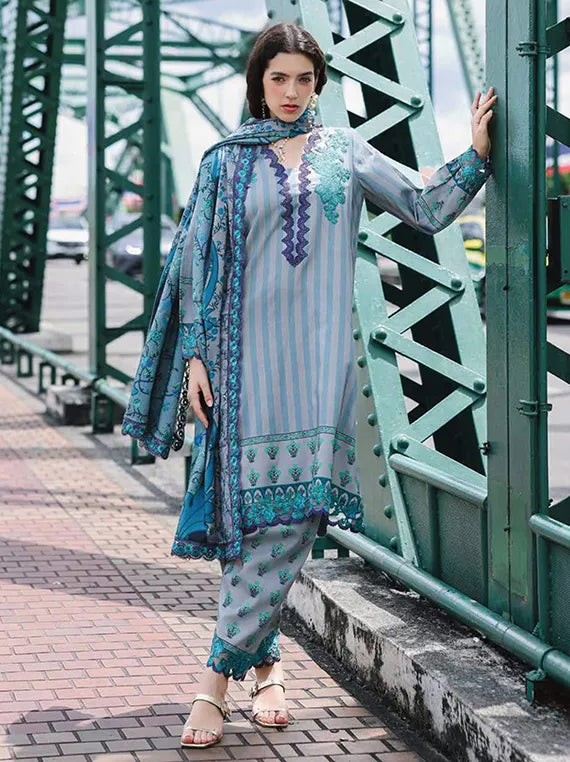 Charizma Combination Embroidered Printed Linen Collection 2025 (CCW6-06)