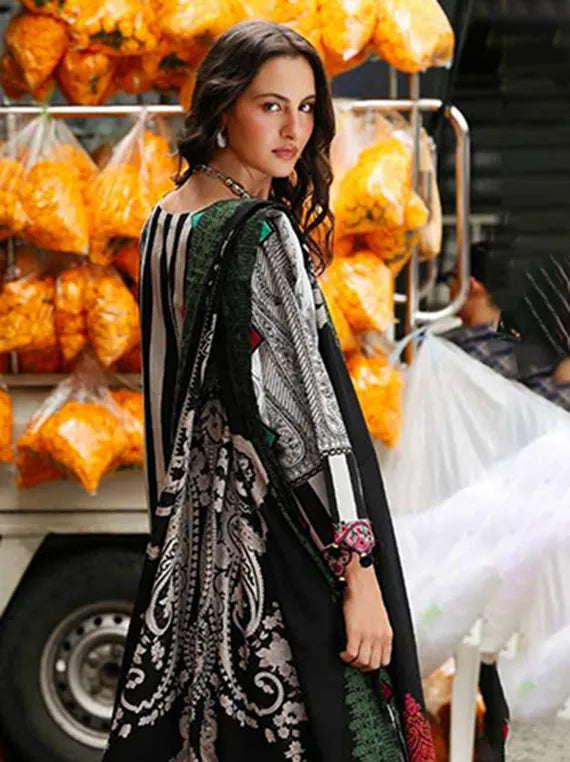Charizma Combination Embroidered Printed Linen Collection 2025 (CCW6-08)