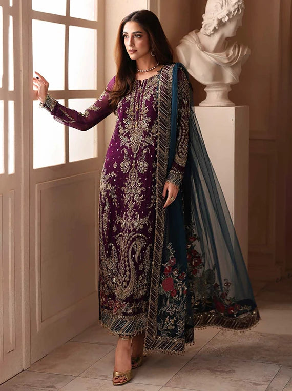 Charizma Dastan-e-Jashan Luxury Chiffon Collection 2026 Vol-01 (DJW6-01)