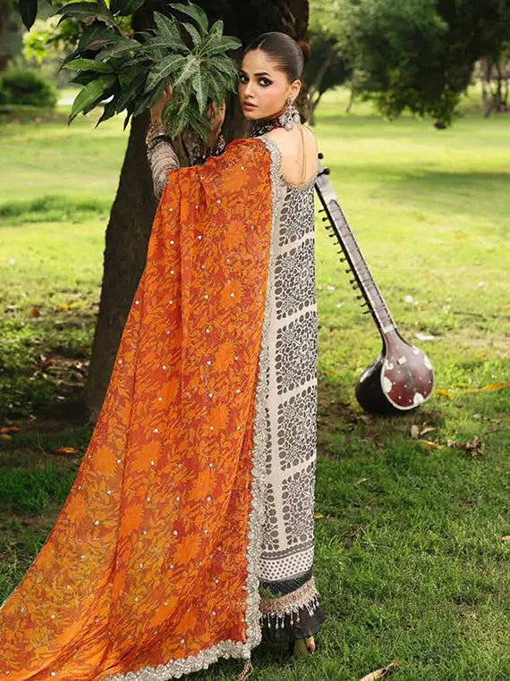 Charizma Vasal Vol-04 Embroidered Chiffon Collection 2025 (VSL25-30)