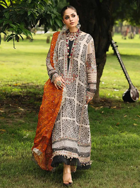 Charizma Vasal Vol-04 Embroidered Chiffon Collection 2025