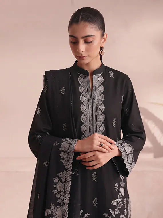 Charm by Fantak Unstitched Dhanak Glitter Collection'26 V-586 (D-01)