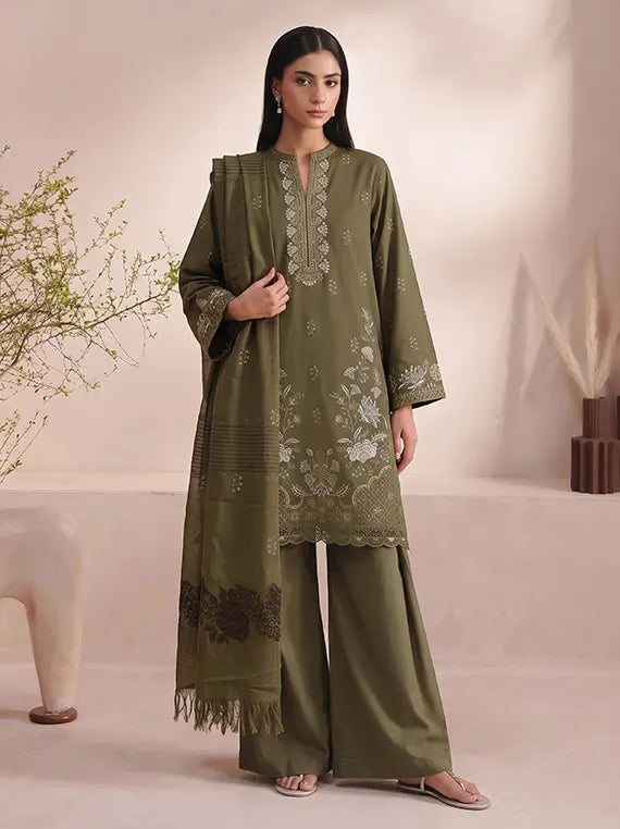 Charm by Fantak Unstitched Dhanak Glitter Collection'26 V-586 (D-02)