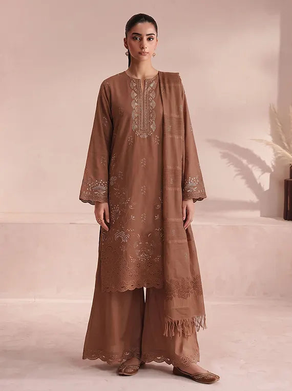 Charm by Fantak Unstitched Dhanak Glitter Collection'26 V-586