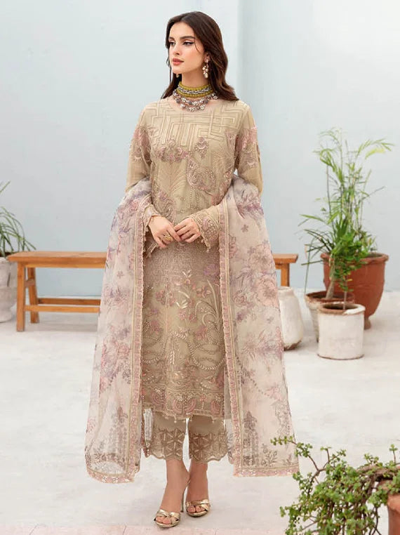 Chevron By Ramsha Chiffon Collection 2023 Vol-07 (A-701)