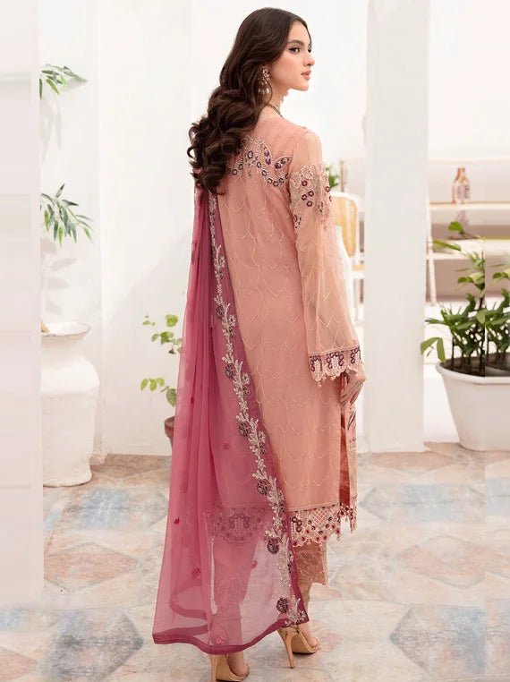 Chevron By Ramsha Chiffon Collection 2023 Vol-07 (A-702)