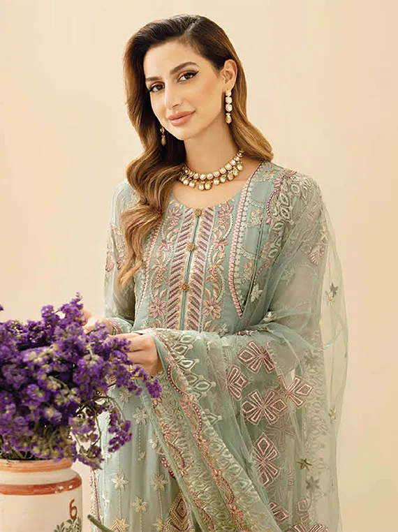 Chevron By Ramsha Chiffon Collection 2024 Vol-09 (A-901)
