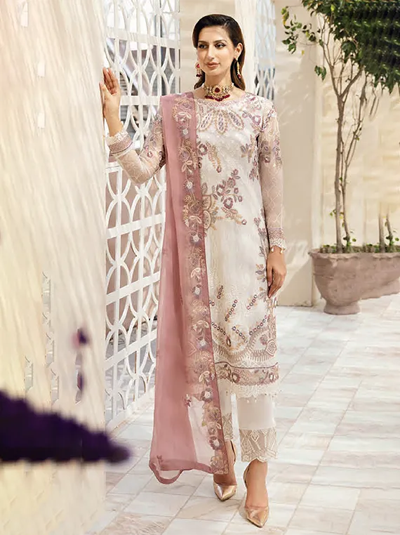 Chevron By Ramsha Chiffon Collection 2024 Vol-09 (A-902)