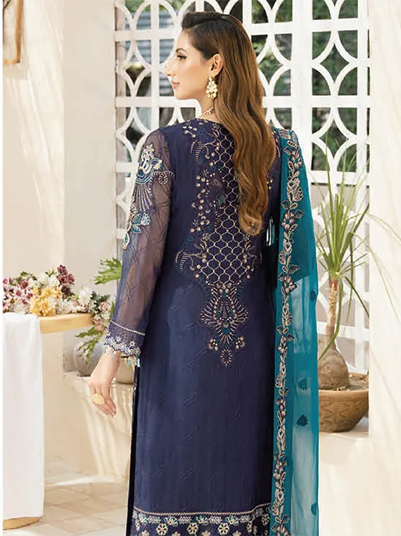 Chevron By Ramsha Chiffon Collection 2024 Vol-09 (A-903)