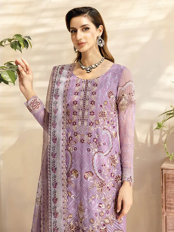 Chevron By Ramsha Chiffon Collection 2024 Vol-09 (A-906)