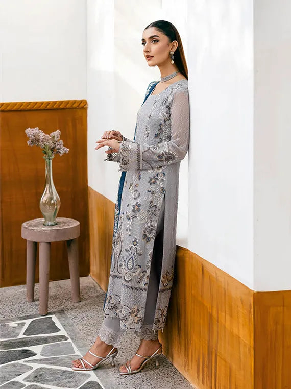 Chevron By Ramsha Chiffon Collection 2025 Vol-10 (A-1001)