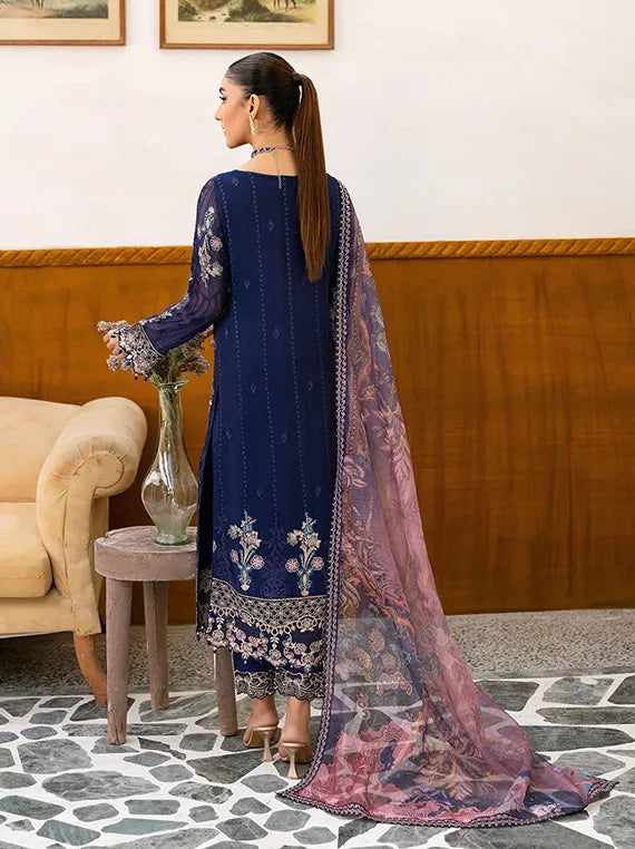 Chevron By Ramsha Chiffon Collection 2025 Vol-10 (A-1012)