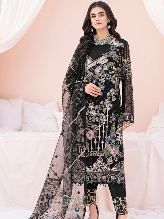 Chevron Chifffon Collection 2023 Vol-06 By Ramsha (A-603)