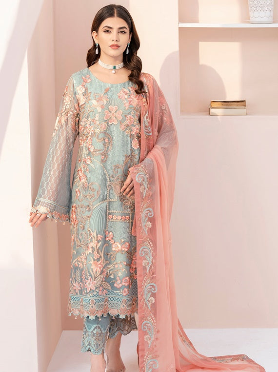 Chevron Chifffon Collection 2023 Vol-06 By Ramsha (A-612)