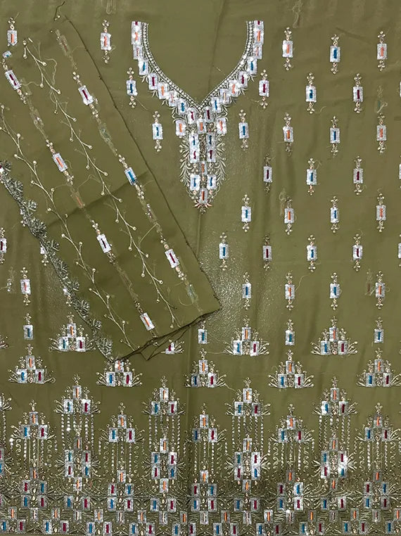 Chiffon Embroidered Whispers Edit25 (IQ202-01)