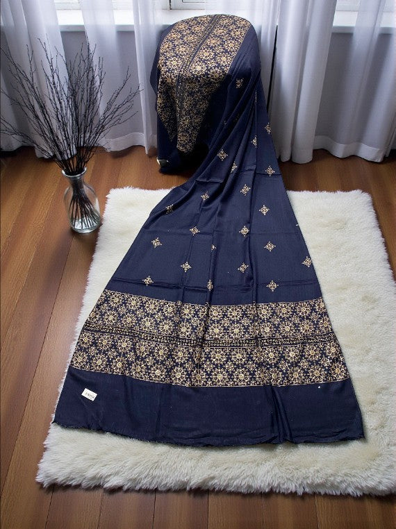 Chilly Weather Wool Versachi Ston Shawl Edit 2025 (25DS04-04)