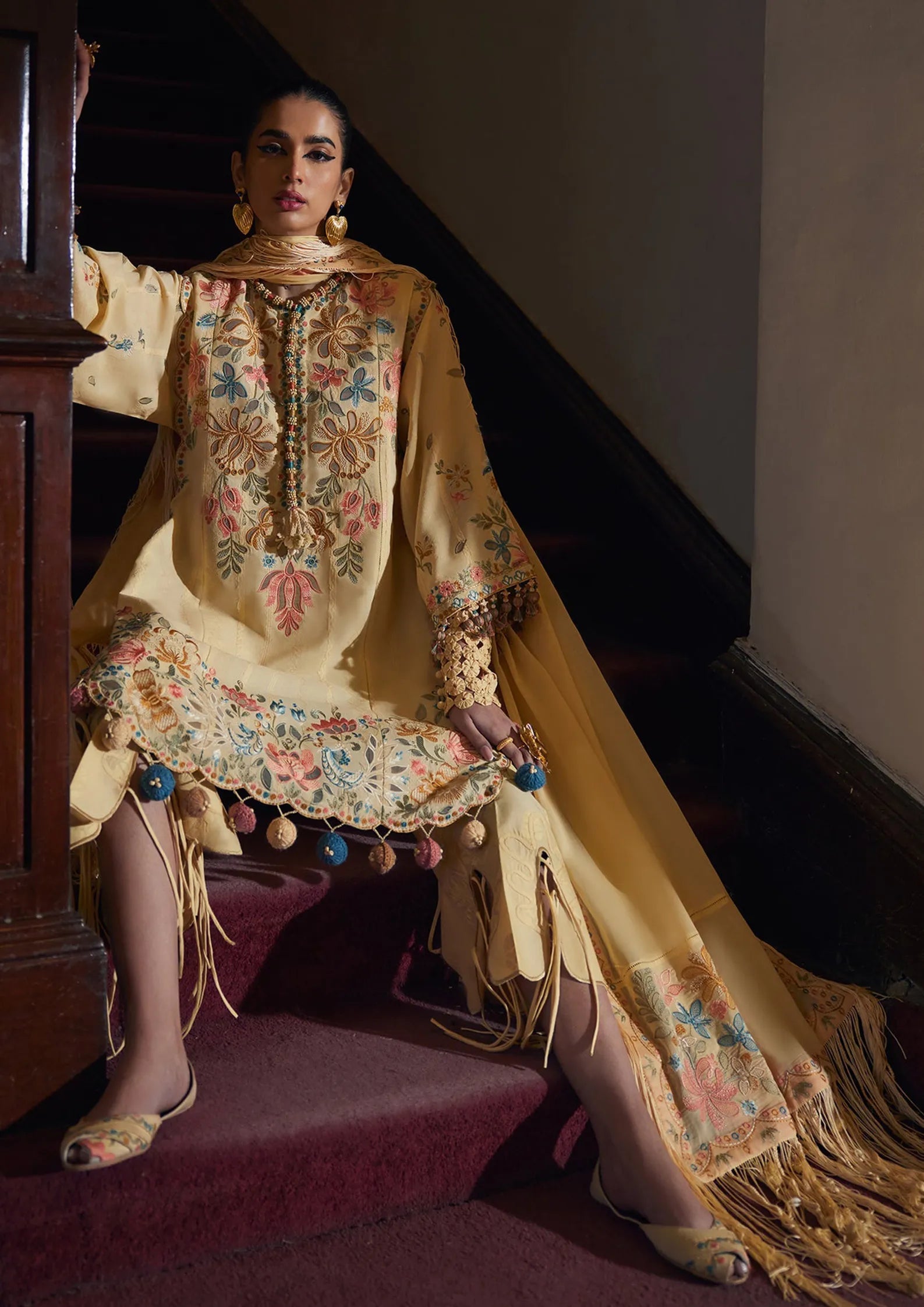 Classic Crown Lawn Collection 2026 (EL25-07A)