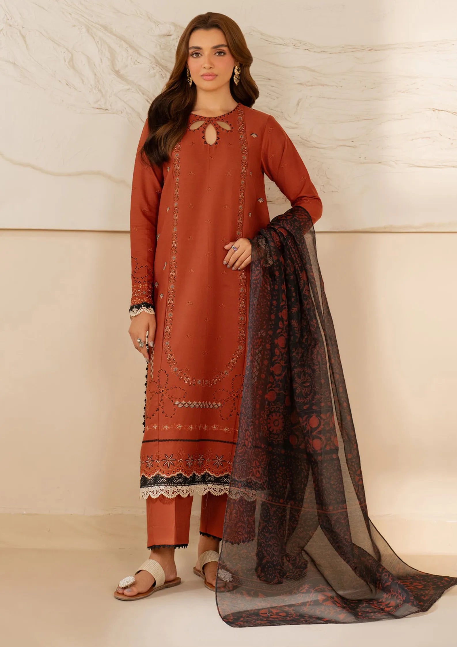 Classic Crown Lawn Collection 2026 (RUSTIC)