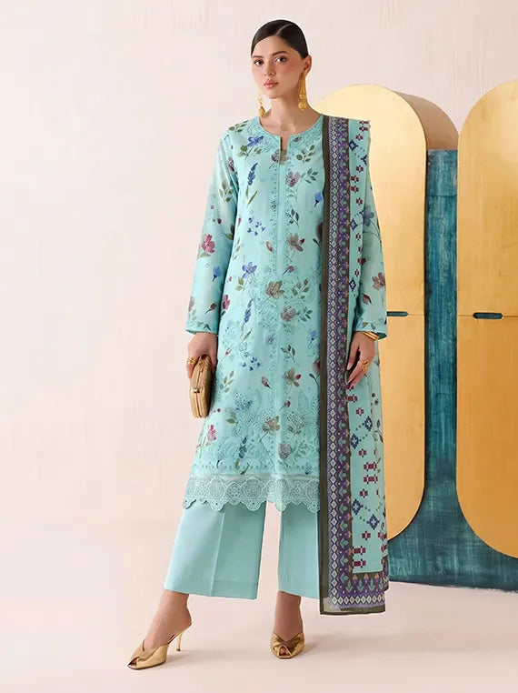 Cocktail by Fantak Unstitched Silk Slub Karandi Collection'26 V-1017 (D-01)