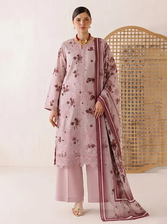 Cocktail by Fantak Unstitched Silk Slub Karandi Collection'26 V-1017 (D-07)