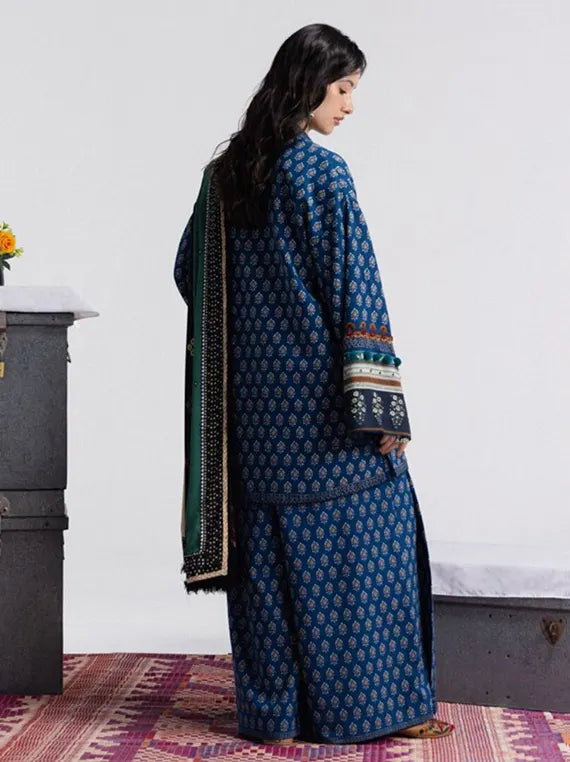 Coco Printed Linen Unstitched Collection'26 Vol-04 (Anika-3A)