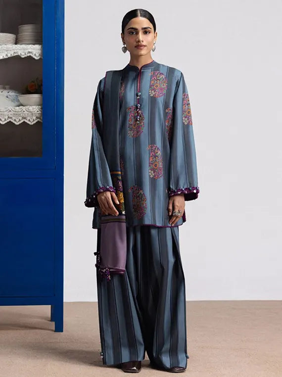 Coco Printed Linen Unstitched Collection'26 Vol-04 (Rania-4B)