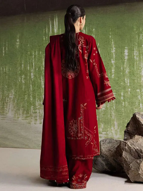 Coco by Zara Shahjahan Winter Embroidered Unstitched Collection'26 (DIBA-10A)