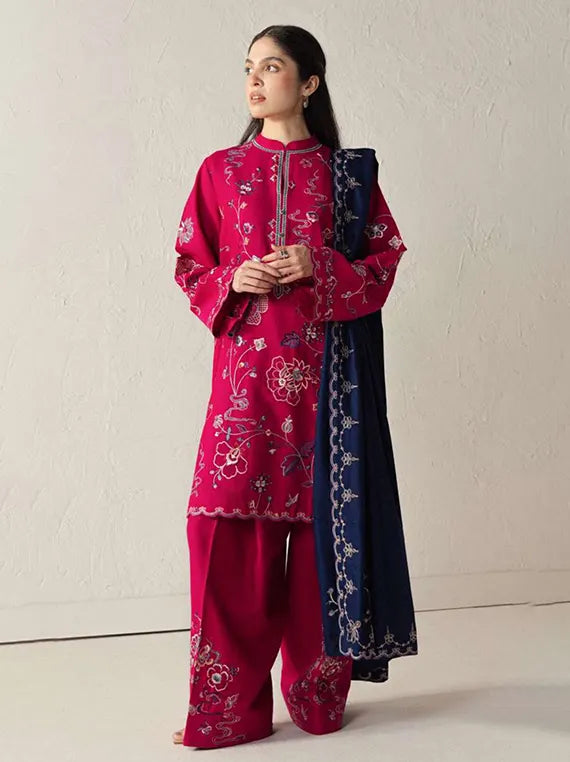 Coco by Zara Shahjahan Winter Embroidered Unstitched Collection'26 (NAIRANG-8B)