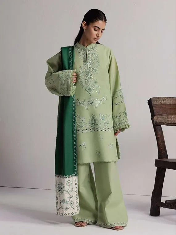 Coco by Zara Shahjahan Winter Embroidered Unstitched Collection'26 (NEELAM-4B)