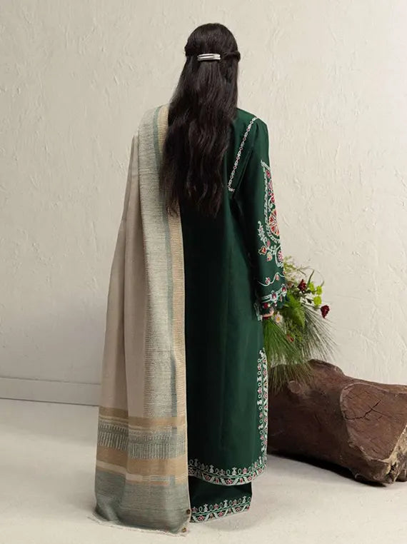 Coco by Zara Shahjahan Winter Embroidered Unstitched Collection'26 (OCHRE-2B)