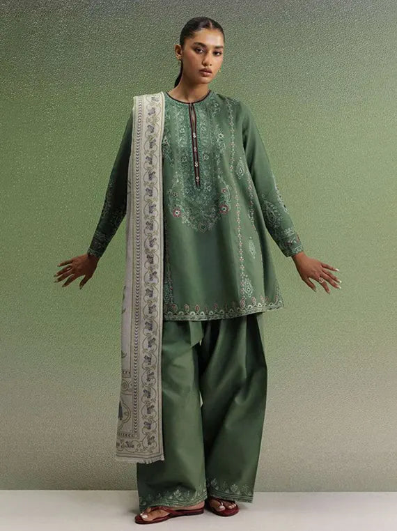 Coco by Zara Shahjahan Winter Embroidered Unstitched Collection'26 (SARD-1B)