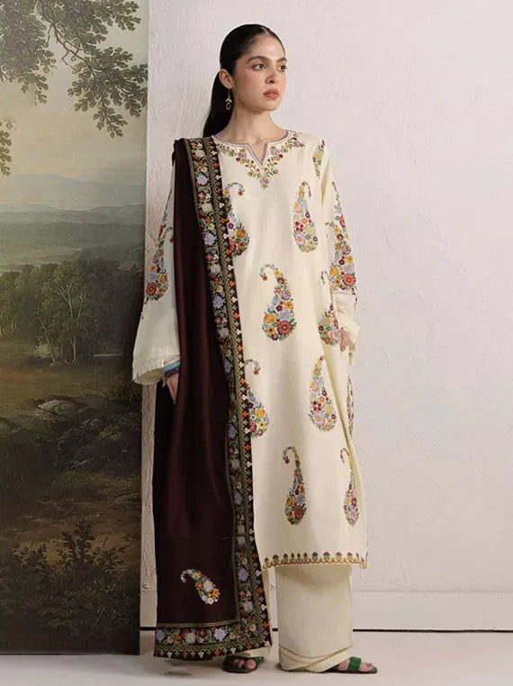Coco by Zara Shahjahan Winter Embroidered Unstitched Collection'26 (SHIREEN-6A)